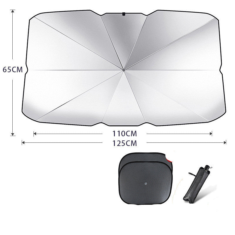 Foldable Car Windshield Sun Shade Umbrella UV Protection Heat ☀️