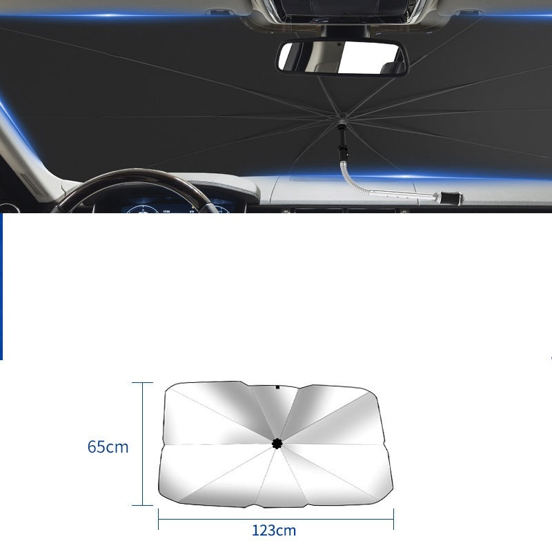 Foldable Car Windshield Sun Shade Umbrella UV Protection Heat ☀️