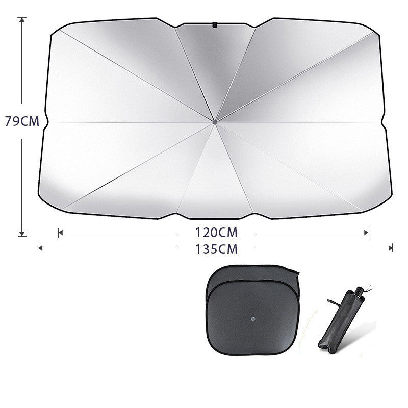 Foldable Car Windshield Sun Shade Umbrella UV Protection Heat ☀️