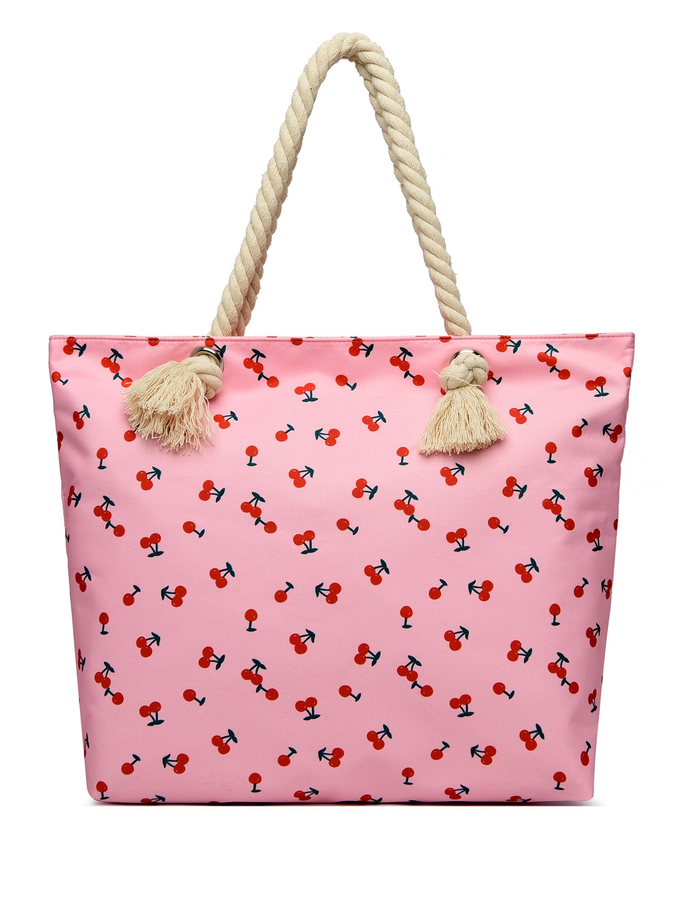 Art Flower Pattern Beach Bag, Waterproof & Sandproof ๐๏ธ