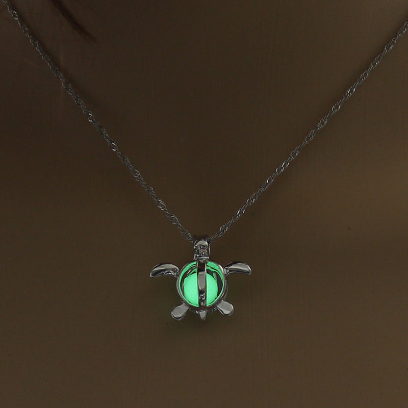 Necklace Jewelry Moon Natural Glowing Stone Healing 🏖️
