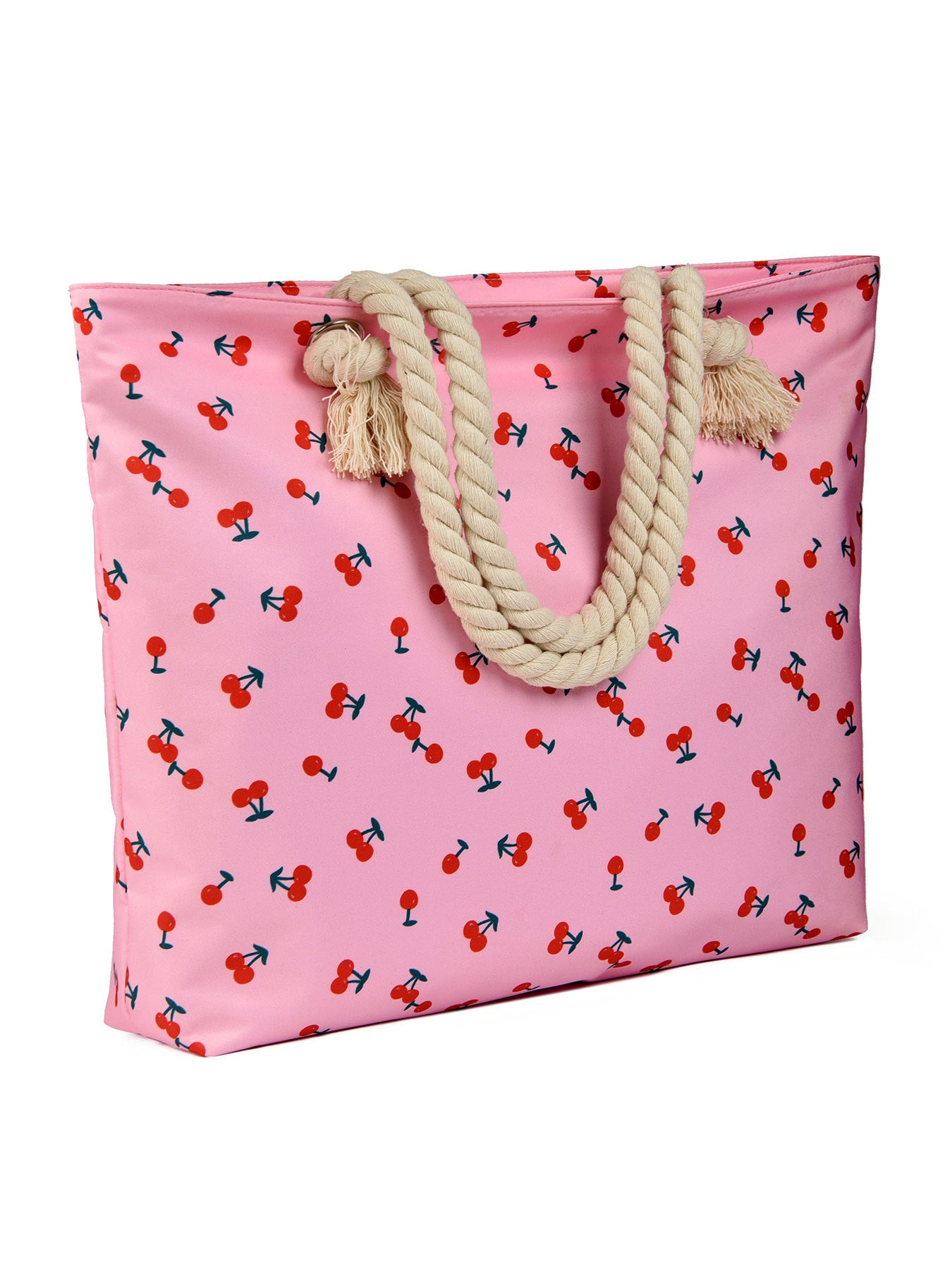 Art Flower Pattern Beach Bag, Waterproof & Sandproof ๐๏ธ