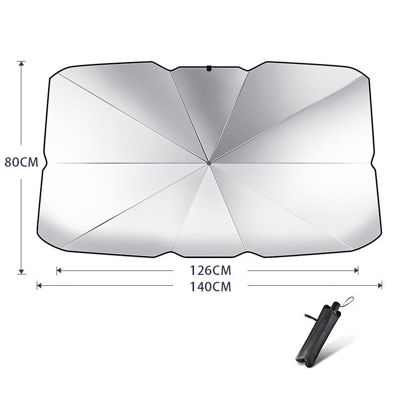 Foldable Car Windshield Sun Shade Umbrella UV Protection Heat ☀️