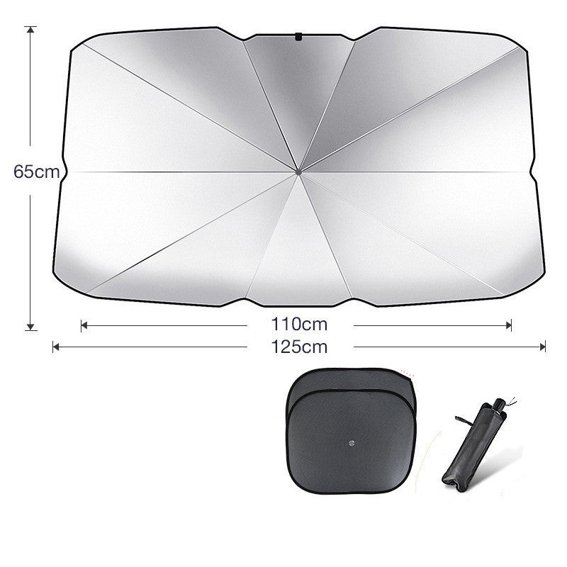 Foldable Car Windshield Sun Shade Umbrella UV Protection Heat ☀️