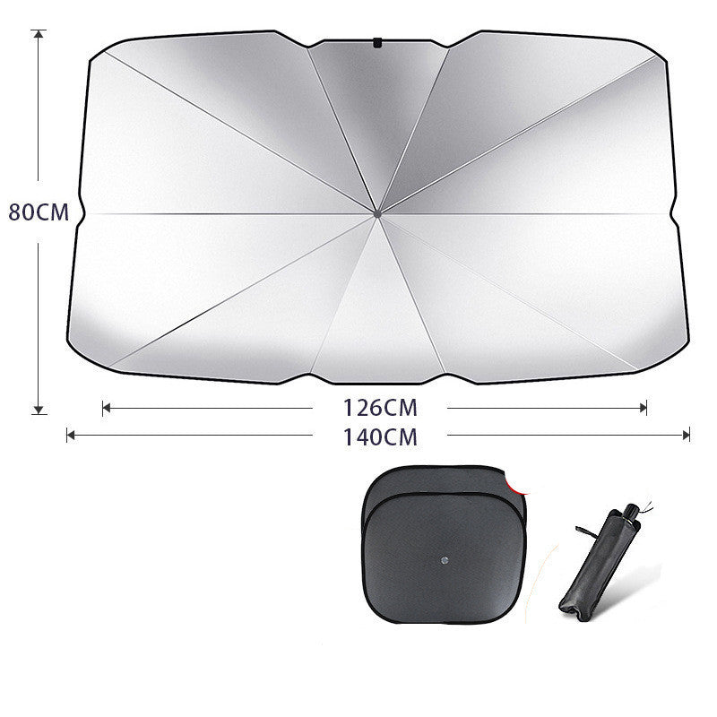 Foldable Car Windshield Sun Shade Umbrella UV Protection Heat ☀️