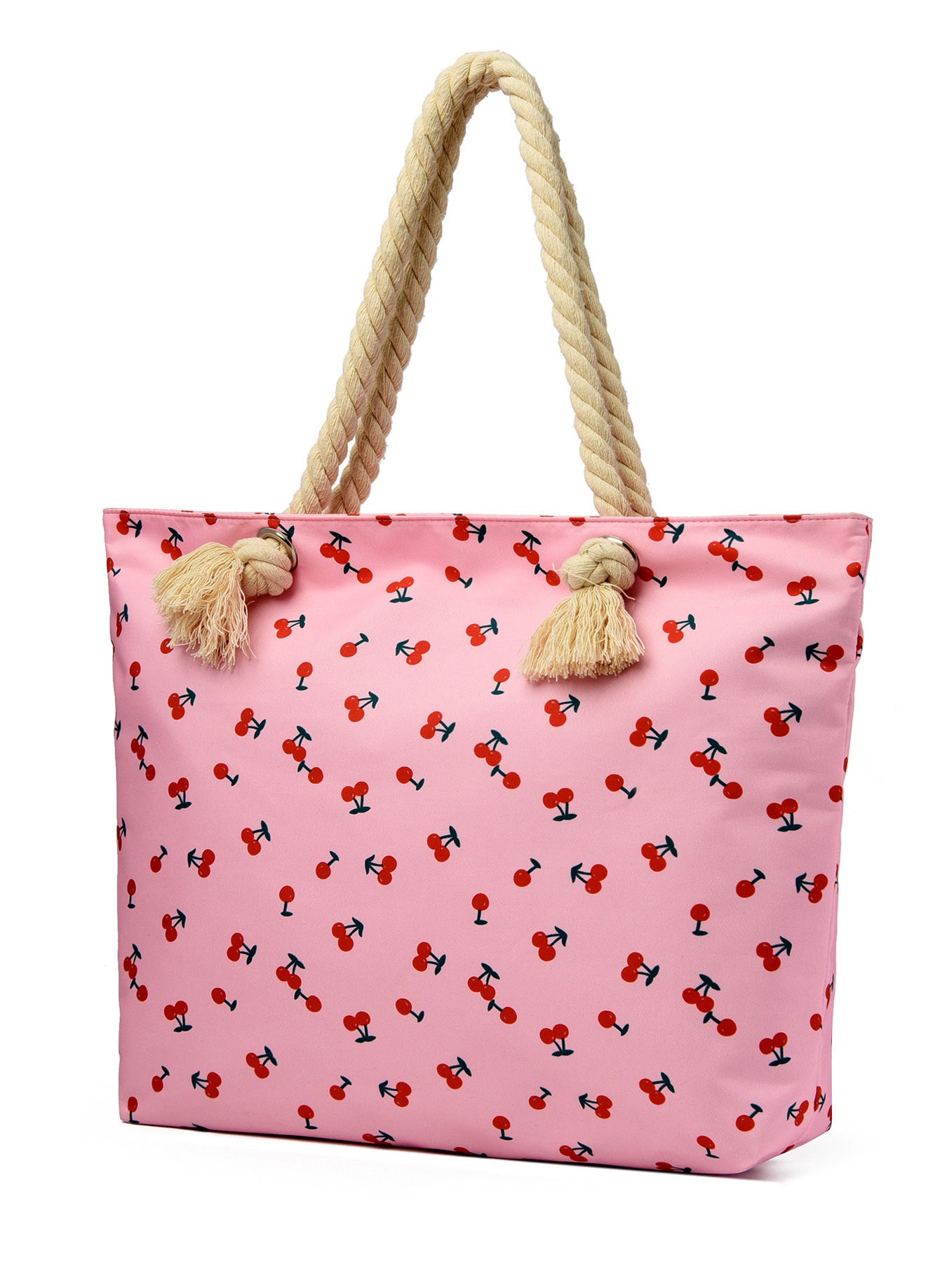 Art Flower Pattern Beach Bag, Waterproof & Sandproof ๐๏ธ