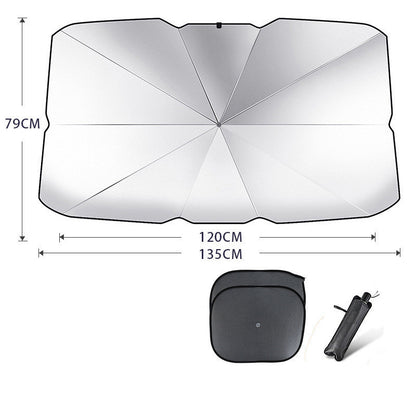 Foldable Car Windshield Sun Shade Umbrella UV Protection Heat  ☀️