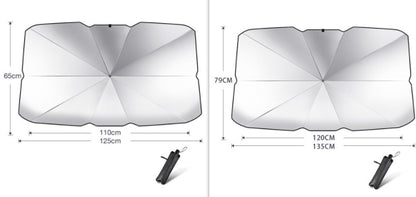 Foldable Car Windshield Sun Shade Umbrella UV Protection Heat  ☀️