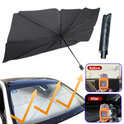 Foldable Car Windshield Sun Shade Umbrella UV Protection Heat  ☀️