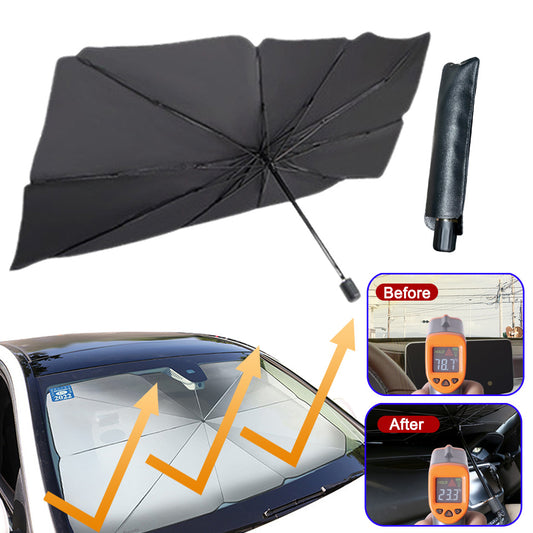 Foldable Car Windshield Sun Shade Umbrella UV Protection Heat  ☀️