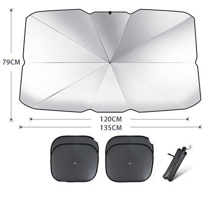 Foldable Car Windshield Sun Shade Umbrella UV Protection Heat  ☀️