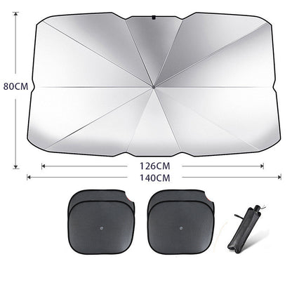 Foldable Car Windshield Sun Shade Umbrella UV Protection Heat  ☀️