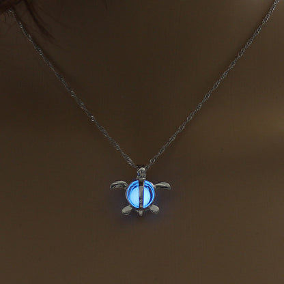 Necklace Jewelry Moon Natural Glowing Stone Healing 🏖️